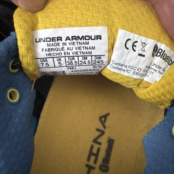 Under Armour HOVR Machina ATX Marathon Running Shoes Men’s Sz 7.5 #3023135-300 - Picture 9 of 12